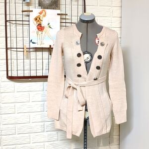 Anthropologie Brass Band cardigan sweater Small